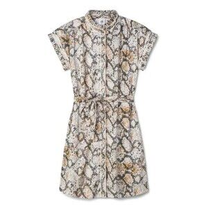 EUC Cabi  Cobra Dress style 6759 size Small snakepront fabric w/belt